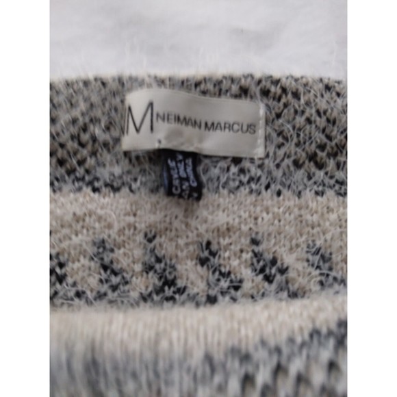 Neiman Marcus Poncho Sweater Fringe Boho Womens One Size - Picture 4 of 9